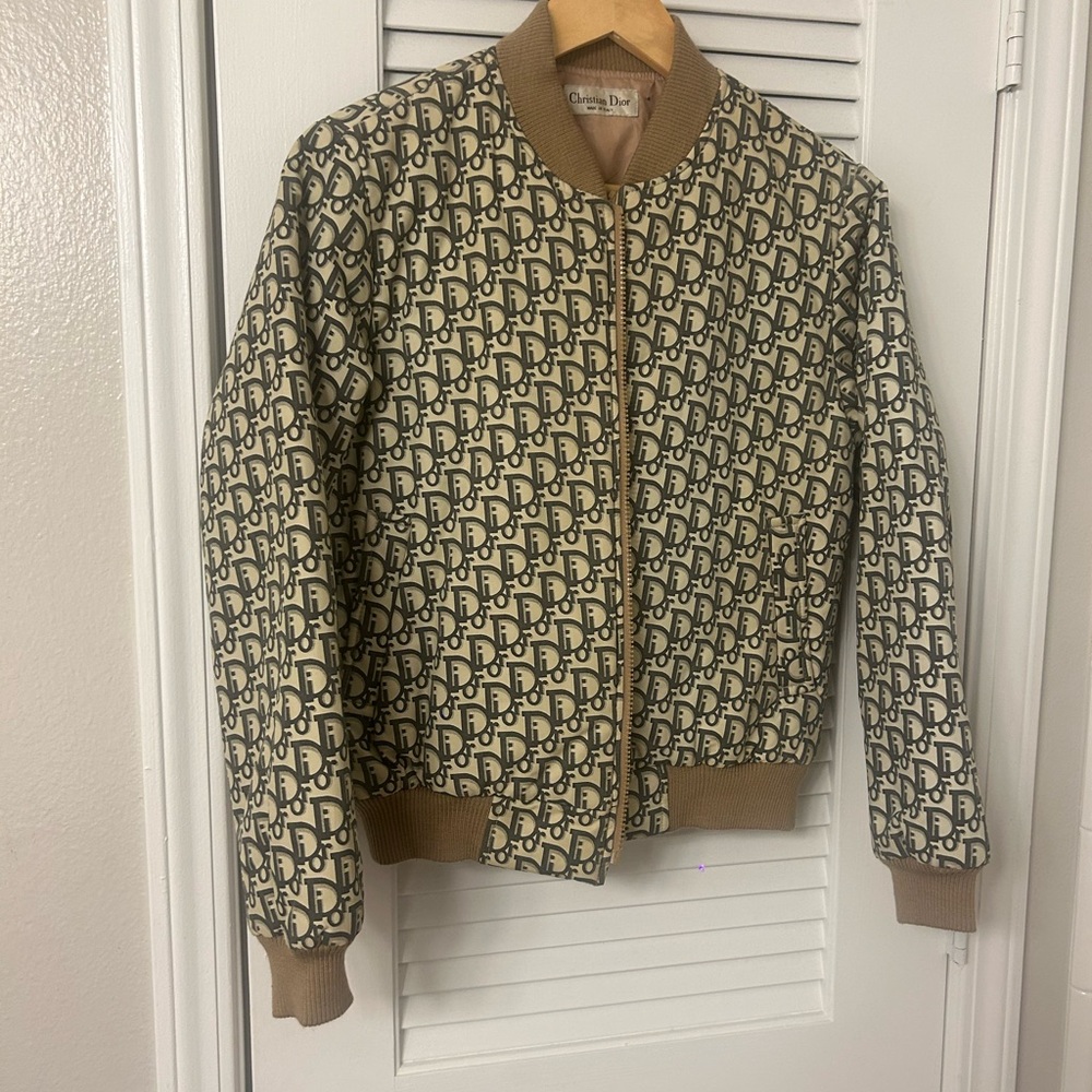 Dior monogram bomber